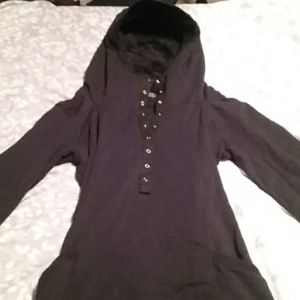 Crossfox Athena bamboo fleece hoodie dress